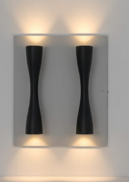 Contemporary LED Wall Light – Adjustable Spotlight Sconce