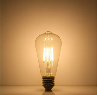 Vintage Edison ST64 Smart LED Bulb - RGB Color-Changing
