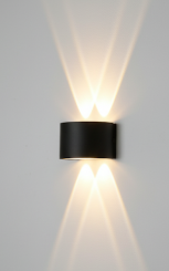 Geometric X-Beam Up & Down LED Wall Sconce