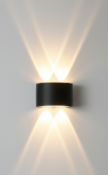 Geometric X-Beam Up & Down LED Wall Sconce