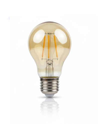 Vintage Edison LED Filament Bulb - Warm Amber Glow