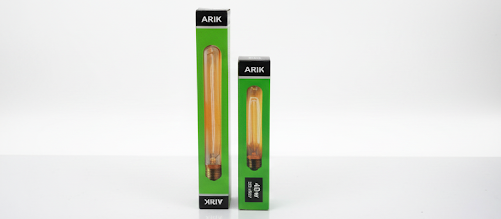 ARIK Vintage T30 LED Tube Filament Bulb | Amber Glass | 40W | E27 Base (2)