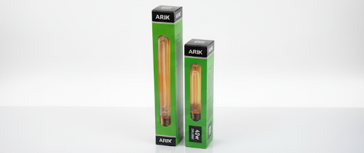 ARIK Vintage T30 LED Tube Filament Bulb | Amber Glass | 40W | E27 Base (2)