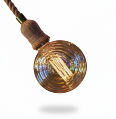 Rustic Orb LED Pendant